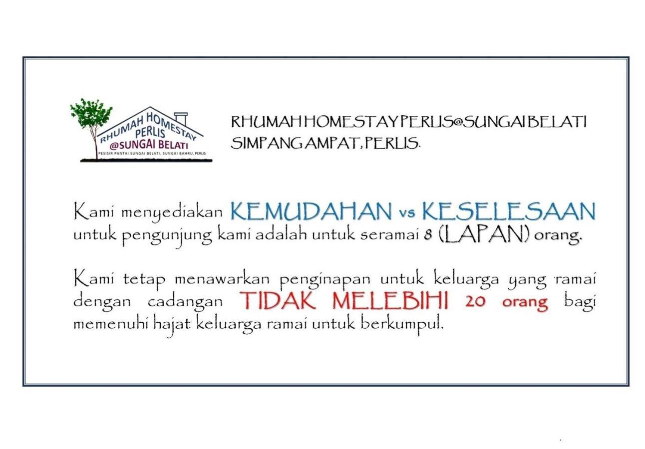 Rhumah Sungai Belati Villa Simpang Empat  Buitenkant foto